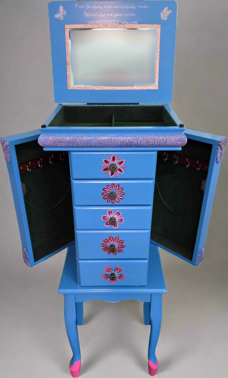 Jewelry Armoire shipping included.