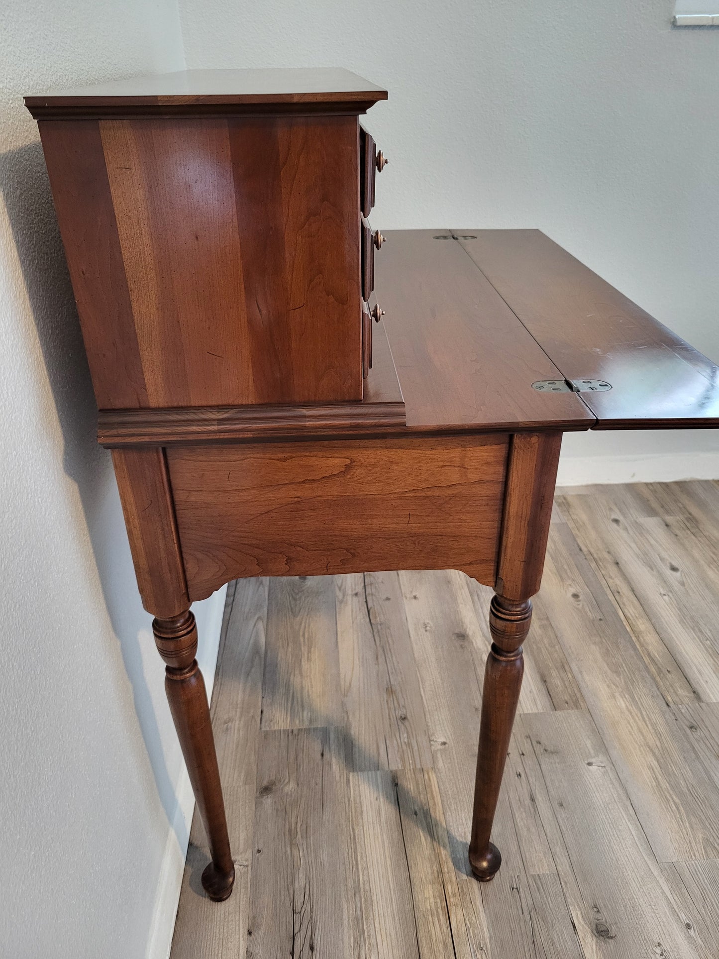 Ethan Allen American Traditional solid cherry writing desk
