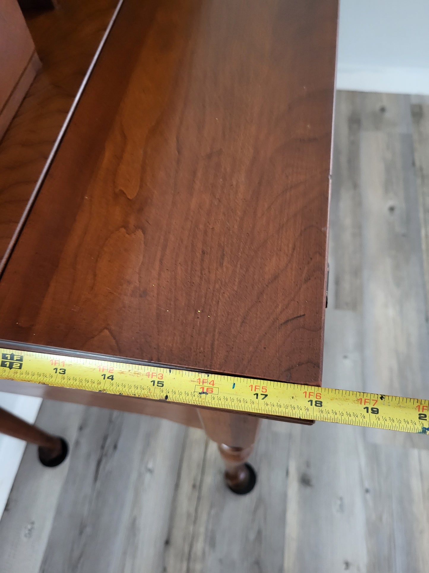 Ethan Allen American Traditional solid cherry writing desk