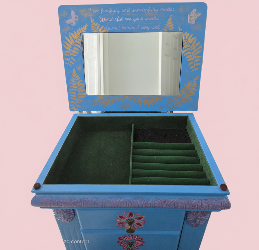 Jewelry Armoire shipping included.